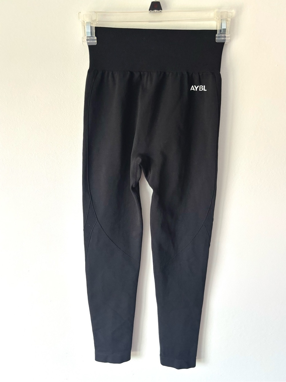 AYBL Black High Waist Leggings Workout Activewear Yoga Gym Sporty Athletic